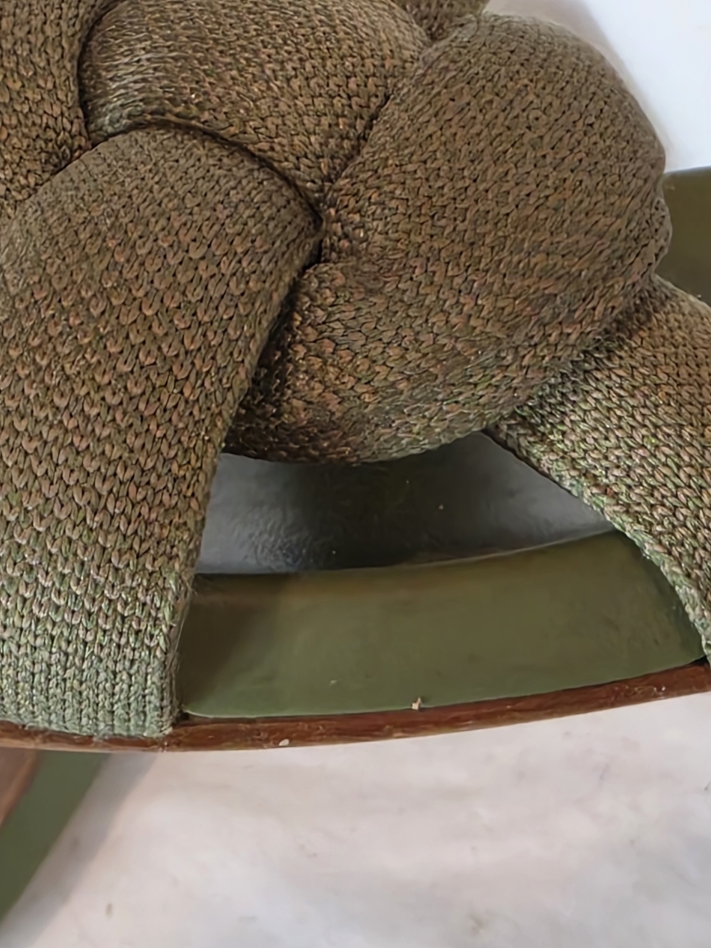 Rothy's Bubble Slide Sandals Size 10 Olive Green Braided - Picture 12 of 13
